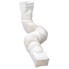 Rain Barrel Accessory: Large Vinyl Gutter Flex Elbow